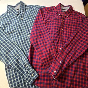 X2 Nautica Classic Fit  Button-Up Shirts Men's Medium Multicolor Plaid